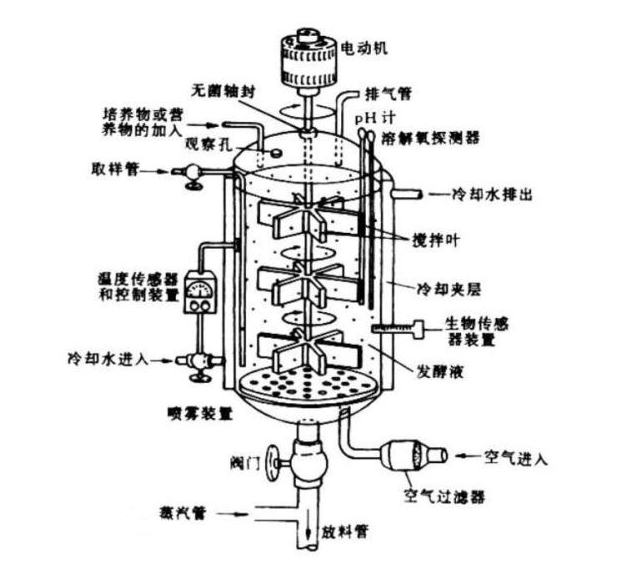 生物發酵罐組成部件